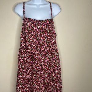 Floral strap dress